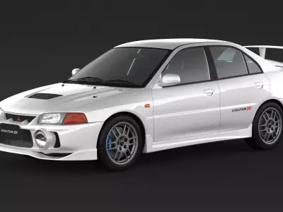 Mitsubishi Lancer Evolution 4 3D model