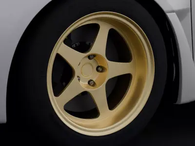 Desmond Regamaster Aftermarket Wheel Low-poly 3D model