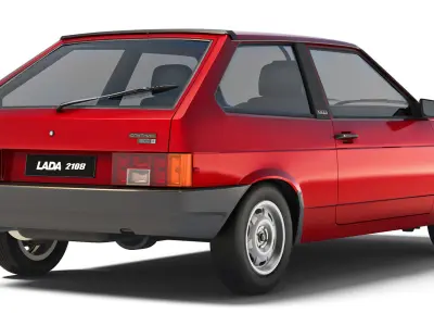 VAZ Lada 2108 Sputnik 1991 3D model
