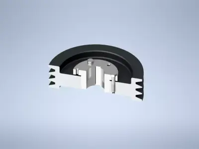 POLEA DE FAJAS EN V 3D print model