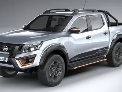 Nissan Navara N-Trek Warrior 2020 3D model