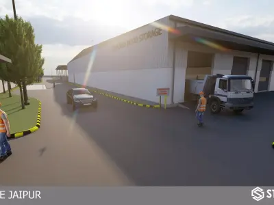 factory design 3D model