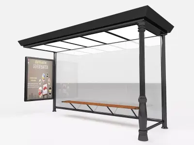 BUS STATION 2 3D model