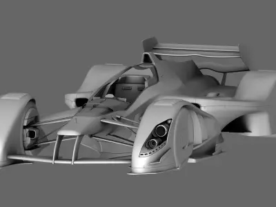 RB X2010 X1 5G Formula Concept Low-poly 3D model