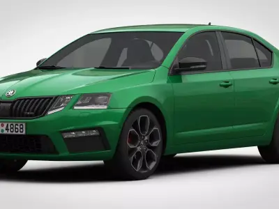 Skoda Octavia RS 2017 3D model