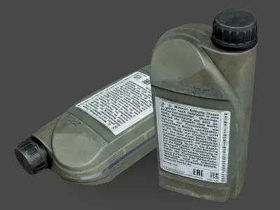 Motor Oil Bottle 3D model get