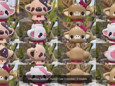 Christmas Special - Kawaii Cow Collection