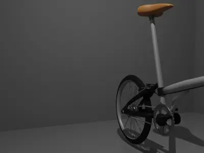 Simple Bicycle Free low-poly 3D model