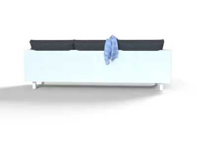 couch model sofa Low-poly 3D model