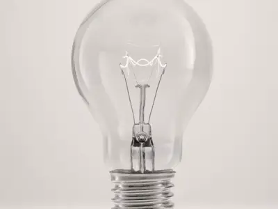 Incandescent light bulb 3D model