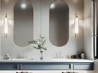 Luxury Bathroom Modern 3D model