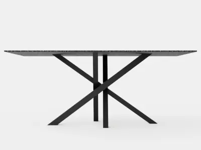 Penny Dining Table 180 Cm Low-poly 3D model