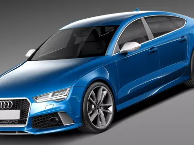 Audi RS7 Sportback Performance 2016 3D model