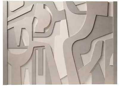 Decorativ panel wave 31 3D model