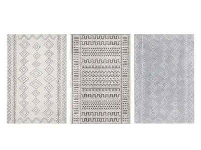 Rug Set 1495 3D model