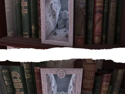 Stono Golem Booknook 3D print model