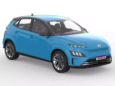 Hyundai Kona EV 2022 3D model