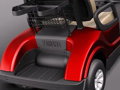 Yamaha Golf Car G29E 2011 3D model