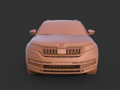 Skoda Kodiaq 2020 3D print model