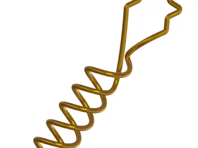 Spiral Star Lamp Filament 3D print model