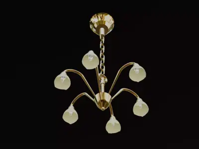 Chandelier Low-poly 3D model purchase