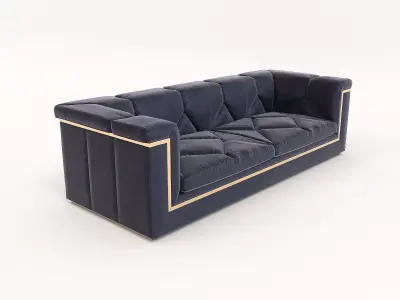 Luxury Sofa and Armchair 3D model