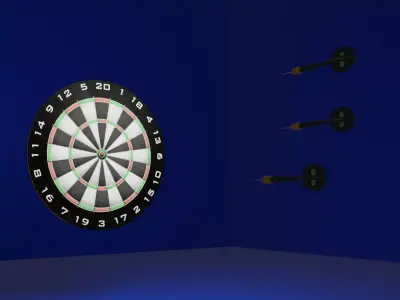 Diana darts Free 3D model