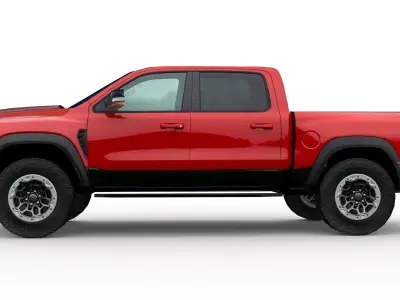 RAM 1500 TRX 2022 Low-poly 3D model