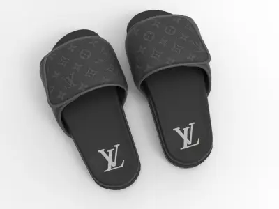 Louis Voitton Sandal Low-poly 3D model