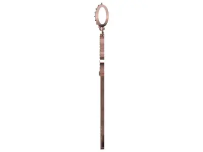 Jeweled Heart Key stl 3d jewelry Pendant model jp0140 3D print model