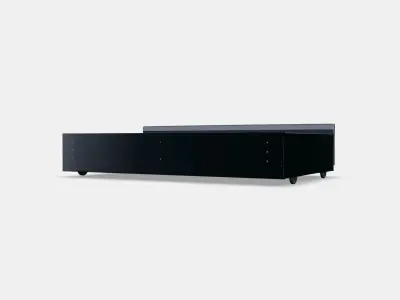 HAUGA Upholstered bed storage box Low-poly 3D model