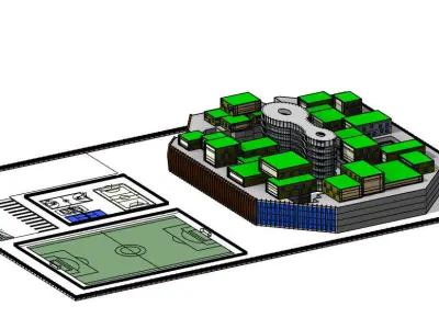 University - Revit and Lumion 3D model