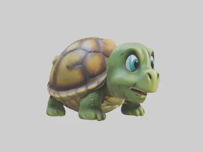Cartoon Turtle model 3D model