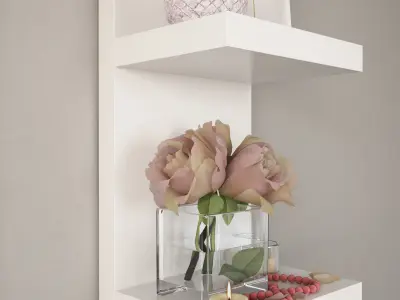 Workplace I Dressing table I Pottery Barn 3D model