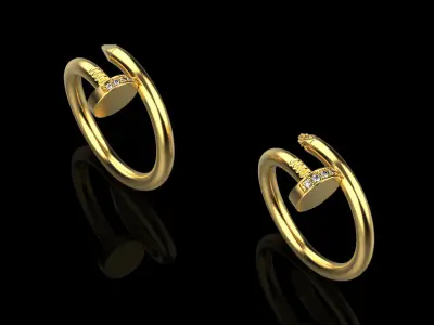 Nail Rings 40140 3D print model