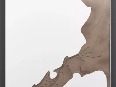 Contour In Acrylic and Bronze by Petr Weigl 3D model