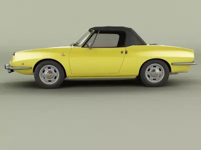 Fiat 850 Spider Mk2 3D model