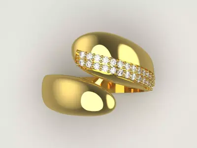 Jewelry Ring A Symbol of Shine and Modern Design jr00242 3D print model