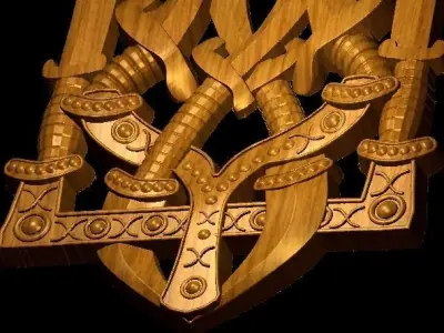 Ukrainian Coat-In-Arms 3D print model