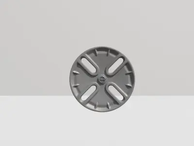 Nissan Cube Hub Cap low poly Low-poly 3D model
