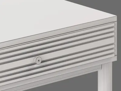 La Redoute Interieurs Briniac Oak Desk 3D model