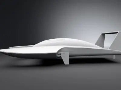 Dragboat Hydroplane Scale model 3D print model