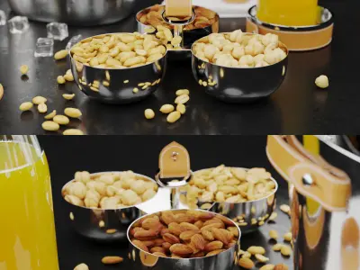 Bar decor collection 3D model