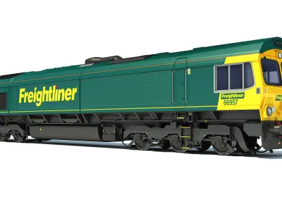 British Rail Class 66 3D model