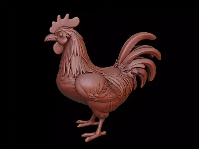 Chicken Animal Sculpture 3D print model purchase