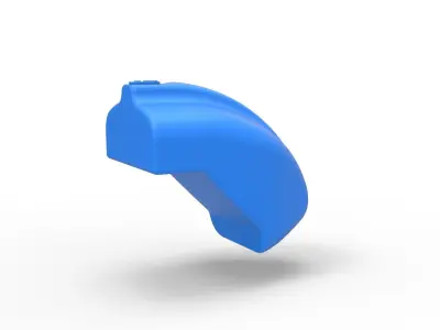 Tail tank of Sprint car Scale 1 to 25 3D print model