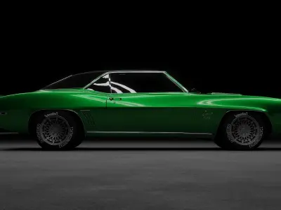 1969 Chevrolet Camaro SS Coupe 3D model