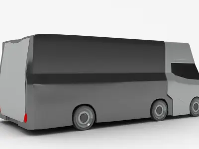 Generic Futuristic Truck 3D model