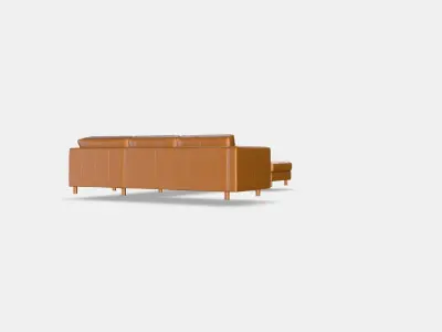 LANDSKRONA Corner sofa 6-seat Low-poly 3D model