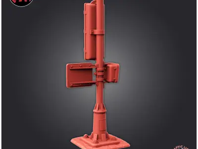 Traffic Light 3D print model